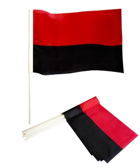 Флажок 20см*30см "УПА" красно-черный Разноцветный Unison (780052)