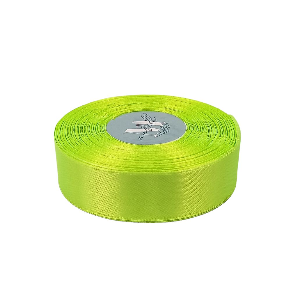 Атласна стрічка 2,5см x 33м Зелений Marill (LA2533-57)