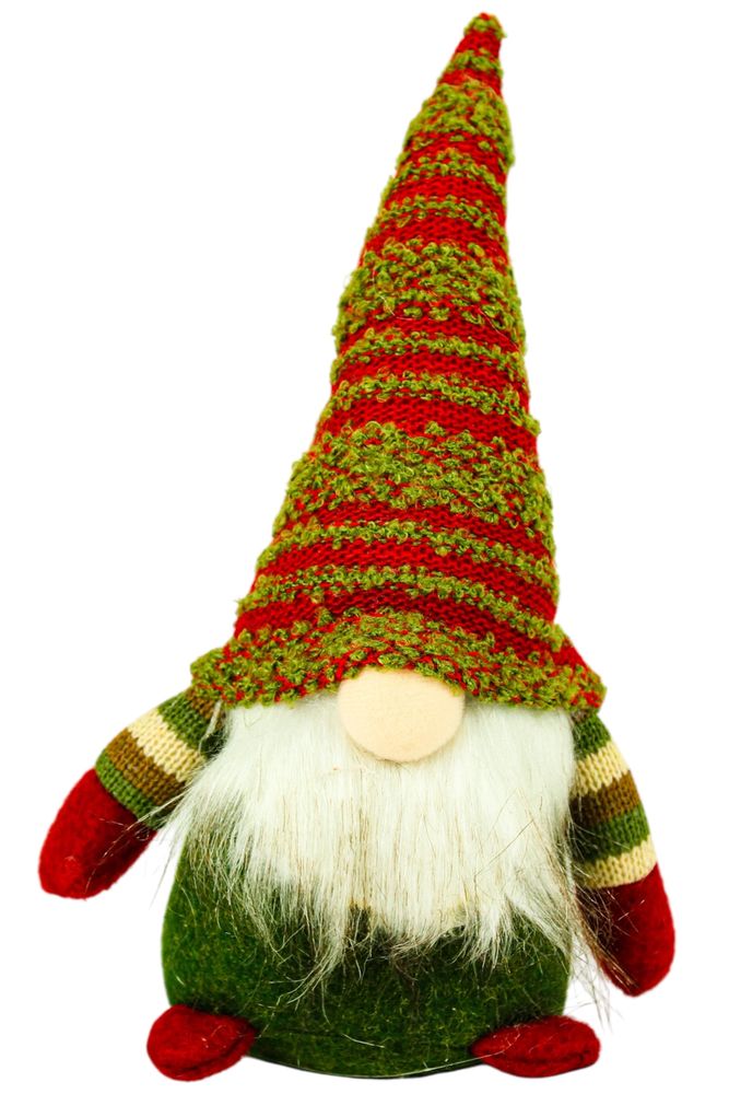 Новорічна м'яка іграшка Гном  26 см (L01133)