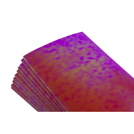 Малиновый  фоамиран лазерный (10листов)) (7646)