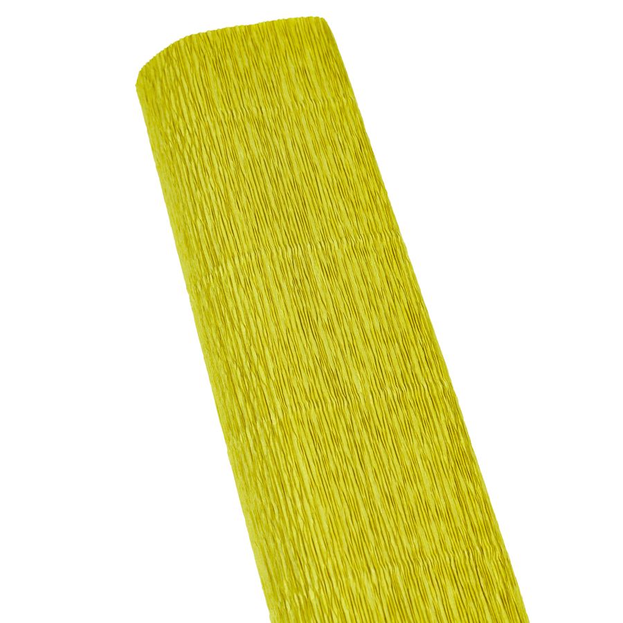 Папір гофрований 50 х 250см 180г Пісчаний Жовтий Cartotecnica Rossi (579)