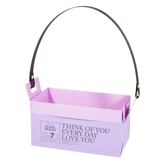 Сумка збірна, моноручка 23х12х12см, pink+lilak (MHB 231212 pink+lilak)