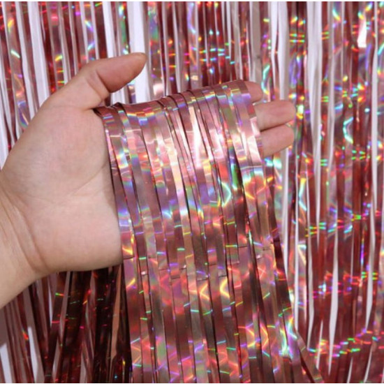 ФОТОЗОНА лазерна 160 мкм, 2м х 1м,  Рожеве золото Рожевий Без бренду (10141 Rose gold)