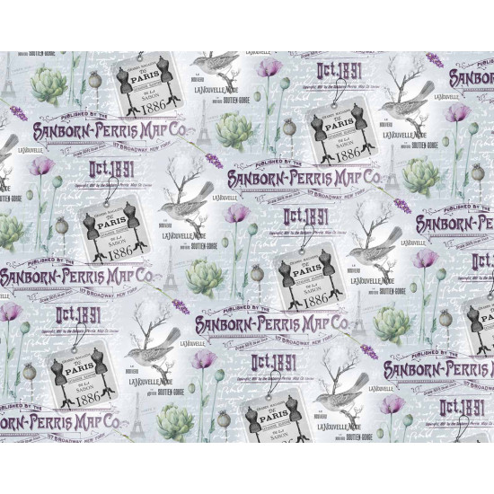 Папір пакувальний крейдований 80г 10 листів - 100 х 70см Різнокольоровий Unison (PVM10-223)