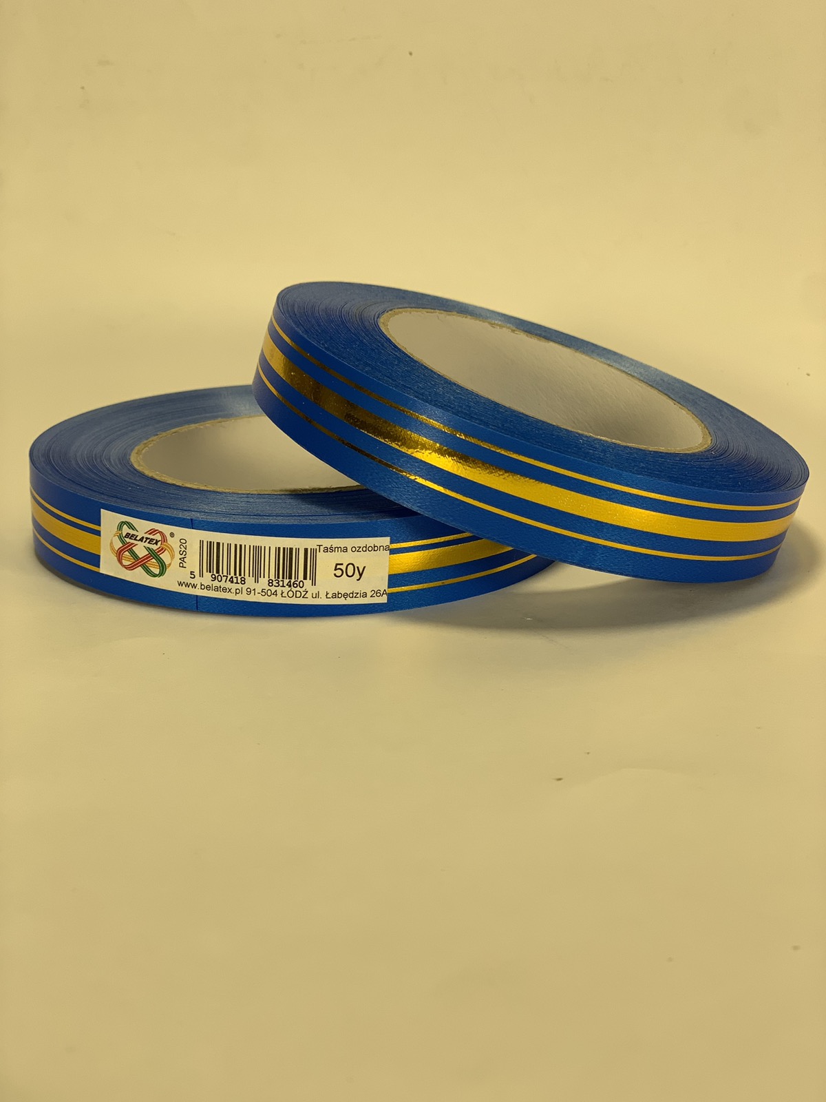 Стрічка пластикова 2см х 45м Синій Unison (PAS20 - blue)