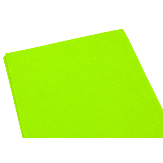 Фетр 20 х 30см, 1,2мм, 10 аркушів, салатний Зелений Unison (170HQ-015)