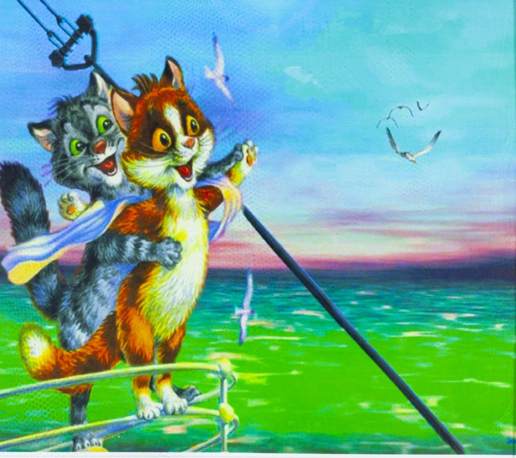 Холст-розмальовка під номерами 40*50см з набором фарб і пензликами 2 шт, з рамкою,  "Котанік" (3072RA_O)