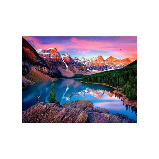 Картина за номерами "Гірське озеро" 40 * 50см, крас.-акрил, кисть-3шт. (RA3633)