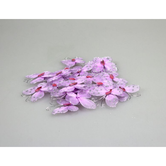 Метелики декоративні BD-2 капронові 5.5 см, 20шт/уп (BD-2)