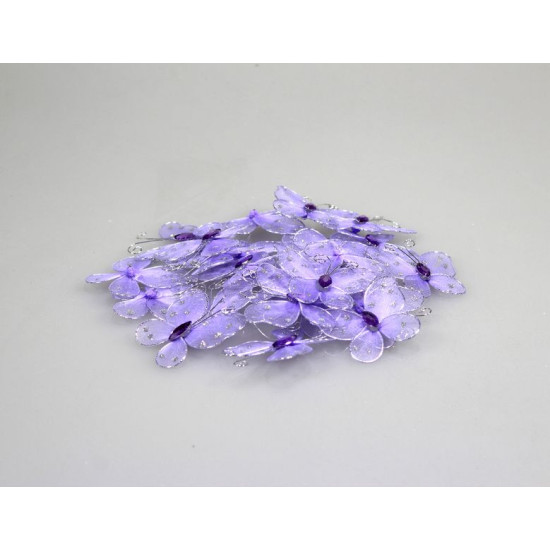 Метелики декоративні BD-1  капронові 2.5 см, 20шт/уп (BD-1)