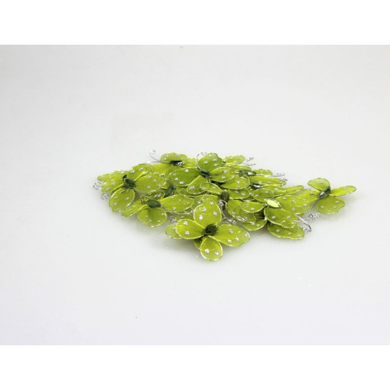 Метелики декоративні BD-1  капронові 2.5 см, 20шт/уп (BD-1)