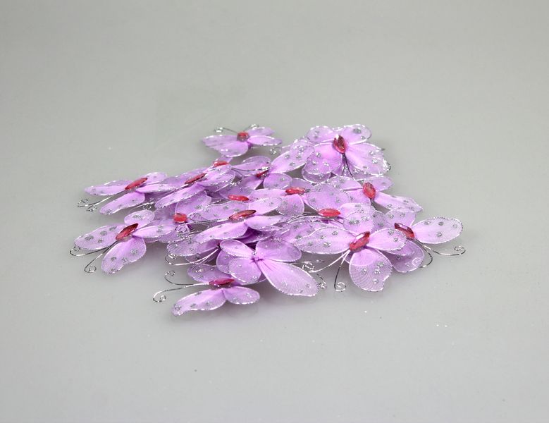 Метелики декоративні BD-1  капронові 2.5 см, 20шт/уп (BD-1)