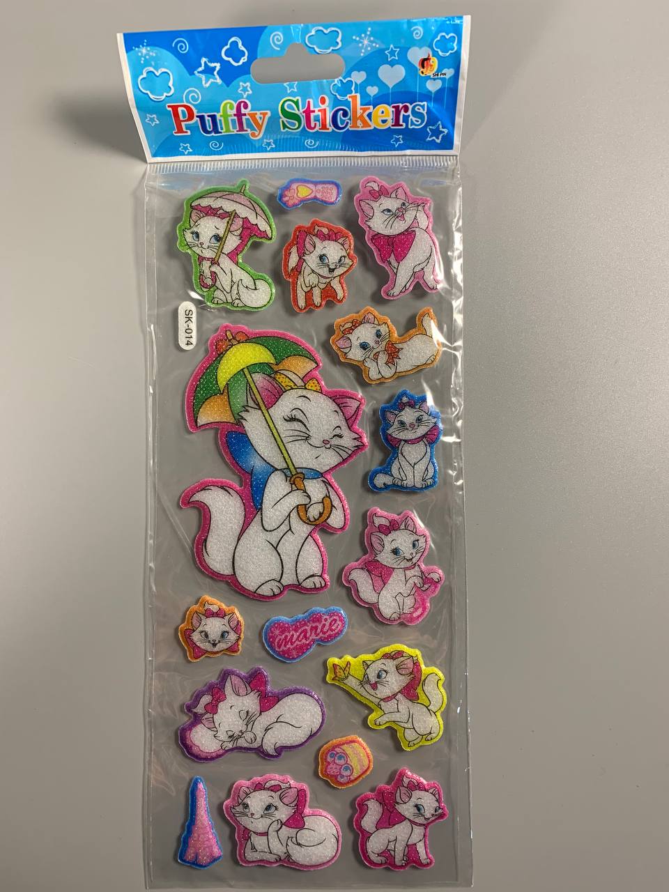 Наклейки 24 х 9см, 20шт/уп Різнокольоровий Unison (SK-014)