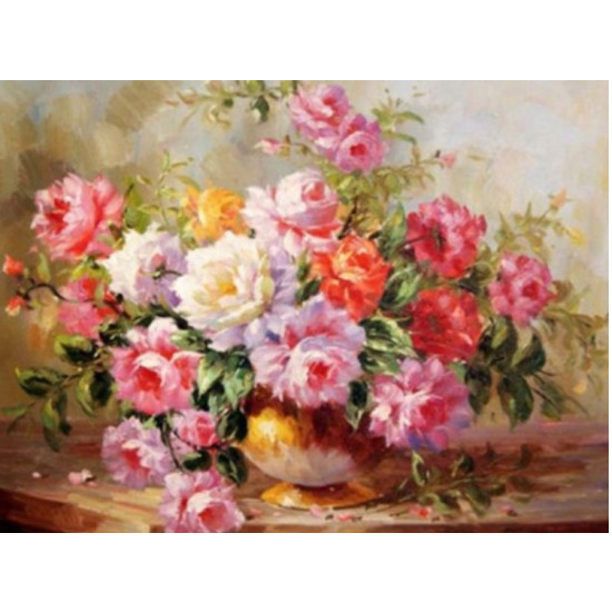 Картина за номерами 40 х 50см "Букет" Різнокольоровий Unison (6128EOTG_B)