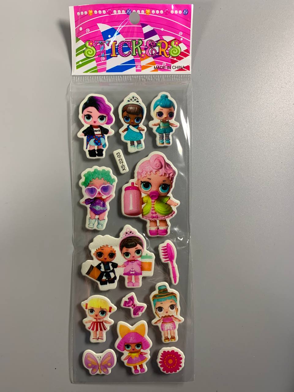 Наклейка  21х7 см (XS-022-03)