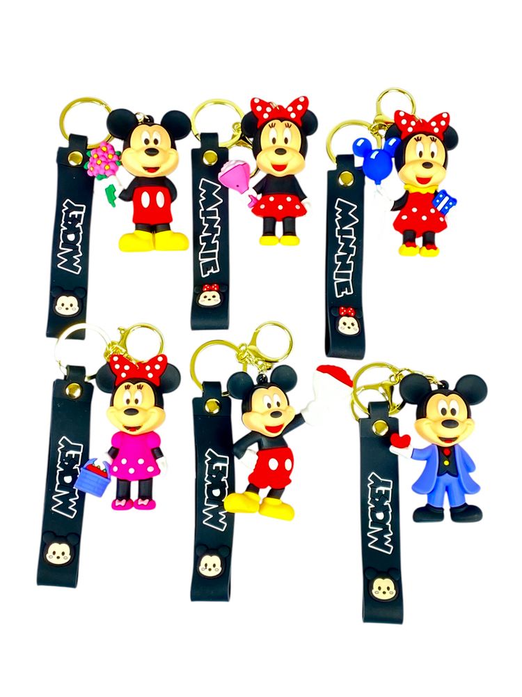 Брелок іграшка для ключів на рюкзак або сумку  Міккі Маус - 7см (мікс) (KT-2)