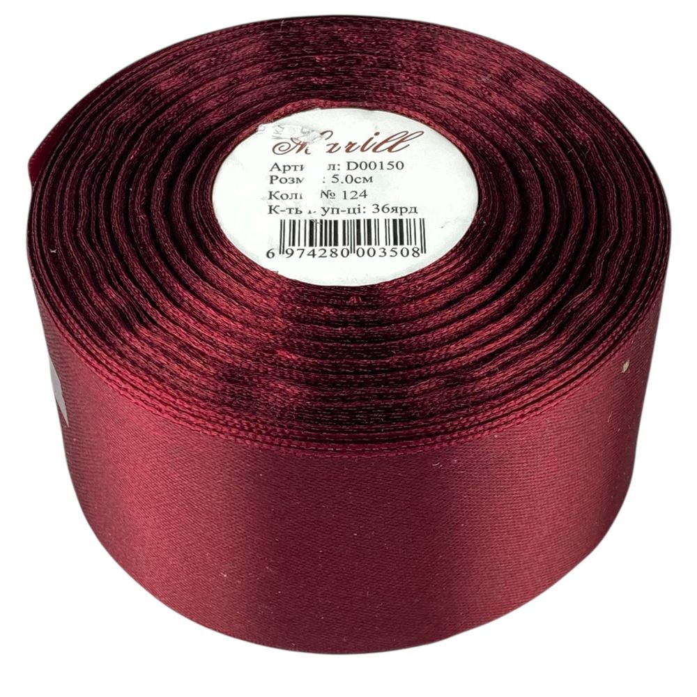 Атласна стрічка 5см (±5мм) x 33м (LA5033-124)