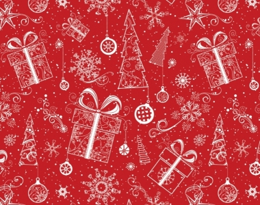 Папір подарунковий  крейдований 80г, новорічний , 100 х 70см  -10 аркушів (PVM10-333NY)