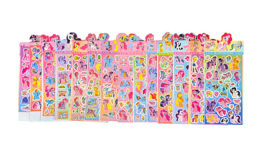 Наклейка з блискітками "Поні" 22 х 10см (ST-4704-PO)