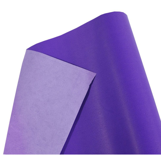 Крафт папір подарунковий двосторонній,  фіолет+св. фіолет,  0,7х8м Фіолетовий Unison (Пт 852.5)