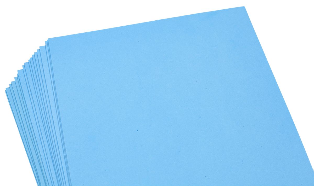 Фоамиран  светло-голубой - 20листов (1мм) (5095-1-020)