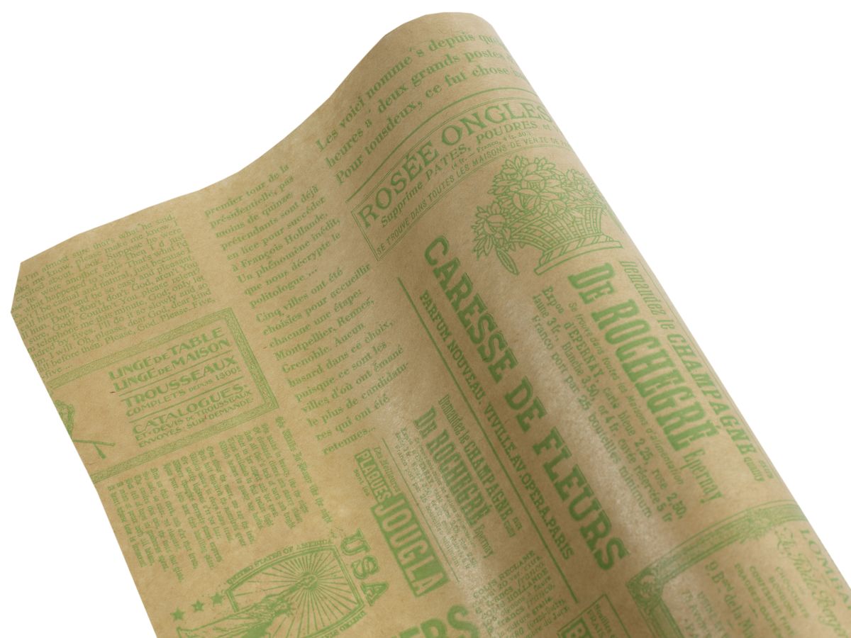 Папір пакувальний крафт-двосторонній 0,7 х 7м Бежевий Unison (Пт 416.3)