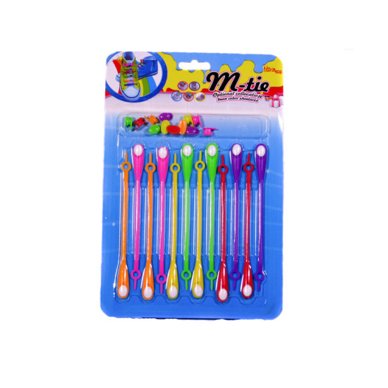 Шнурки -ледарки D1908-8 неонові 12шт. в упаковці (Шн 003)