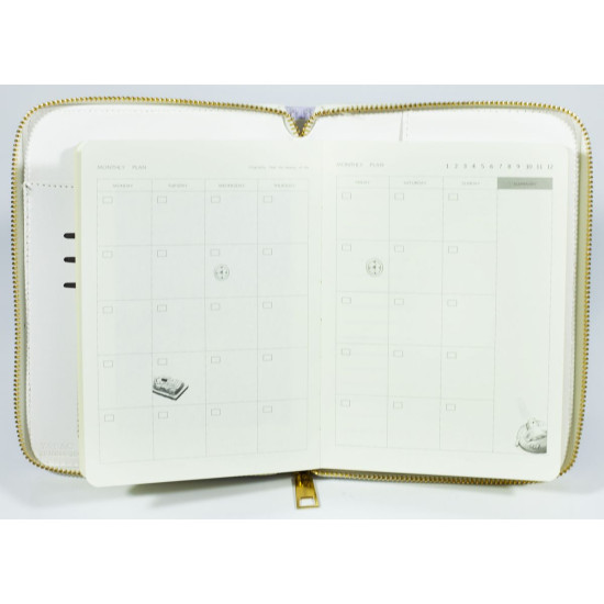 Блокнот LB36K44-3048, 36K,  шкірзам хлястик, 112 аркушів 4 диз (LB36K44-3048)