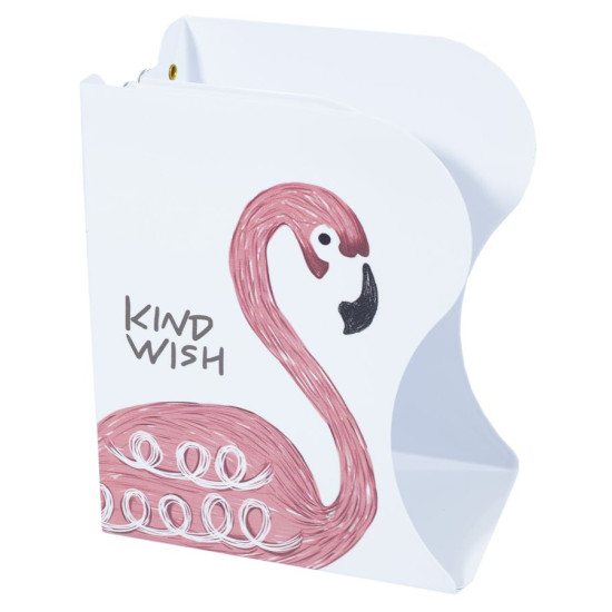 Обмежувачі для книг на полиці. У кольоровій коробці. Фламінго (MQ6091)