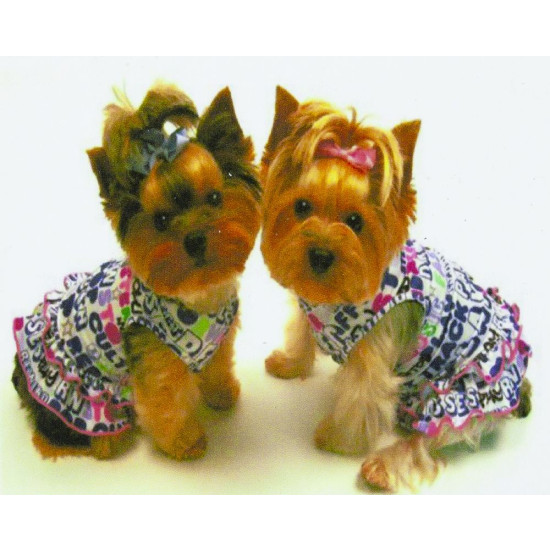 Алмазна мозаїка за номерами 30*40см "Два Йорки" у рулоні (71210 GB)