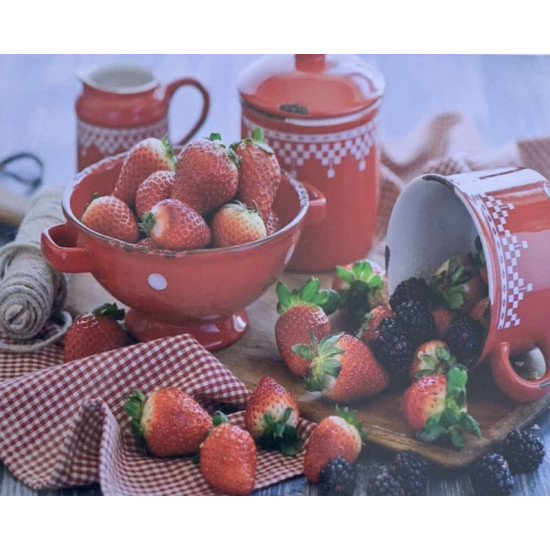 Алмазна мозаїка за номерами 30*40см "Натюрморт" карт уп. (полотно на рамі) (72725GB)