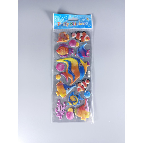 Наклейки 24х9 см Разноцветный Unison (SK-061)