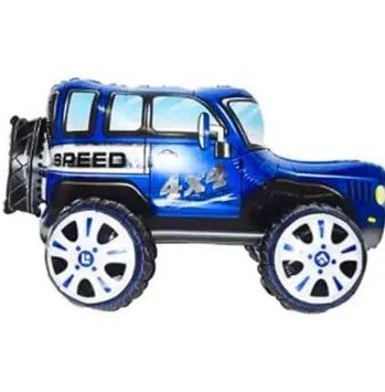 Кулька фольгована 3D фігурна Джипи 35 х 65см Різнокольоровий Без бренду (YY-F0667 blue)