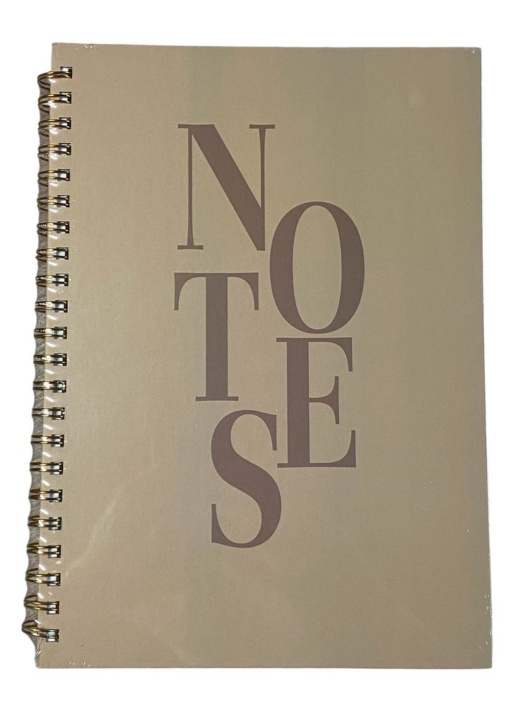 Зошит на спіралі А4, 100 аркушів тверда обкладинка "Notes" 80г/м2, клітинка, 2 види (4100-8)