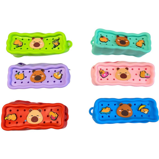 Пенал силіконовий "Капібара" 19 х 7см (8743)