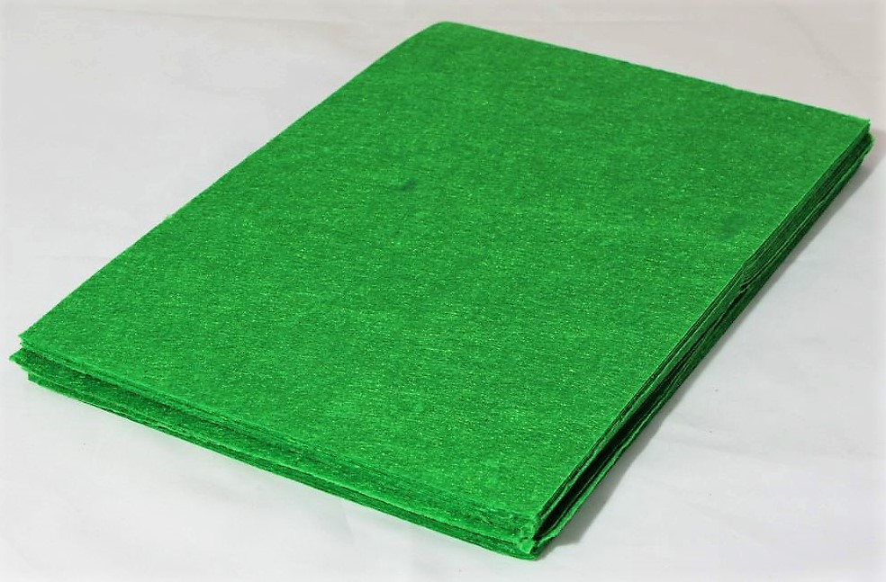 Темно-зеленый фетр А4 (20 листов) (7723(18))
