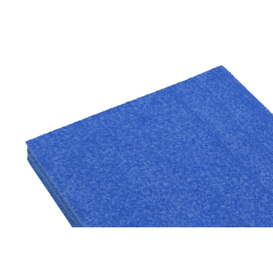 Синий  фоамиран с флоком (10листов)) (8939)