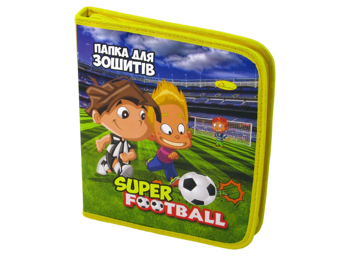 Папка для тетрадей на змейке В5 для мальчиков Разноцветный Апельсин (ПШ-01)