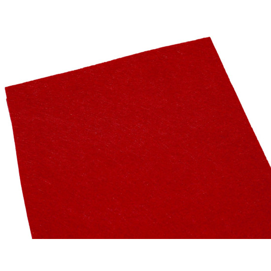 Фетр 20 * 30см 10 аркушів, 2мм, червоний (7782)