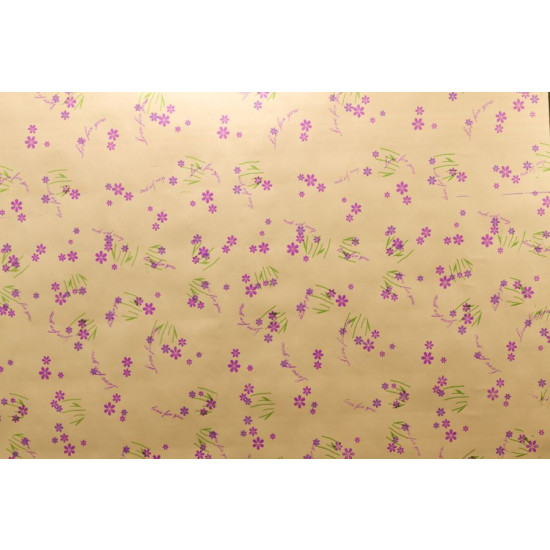 Крафт- папір подарунковий, "Love for you"  персик; 0,7х8м (Пт 843.3)