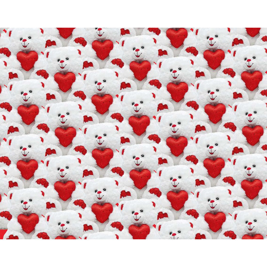 Папір пакувальний крейдований 80г 10 листів - 100 х 70см Білий Unison (PVM10-36)