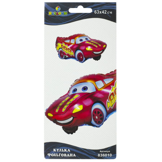 Кулька фольгована Pelican, тачка, 63см (індивідуальна упак.) (836010)