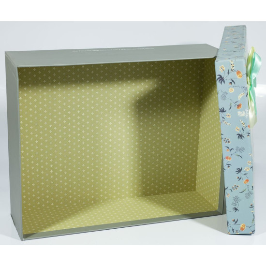 Подарункова коробка 05251-13, прямокутна сіра, 32.5х26х10cm/30х23х8/27.5х20.5х6.5cm   3шт. в наборі (05251-13)