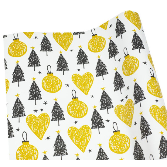 Папір подар-й офсет 50гялинки на білому; 1000х700 (10 аркушів) Чехія (PCZ10070-10-315)