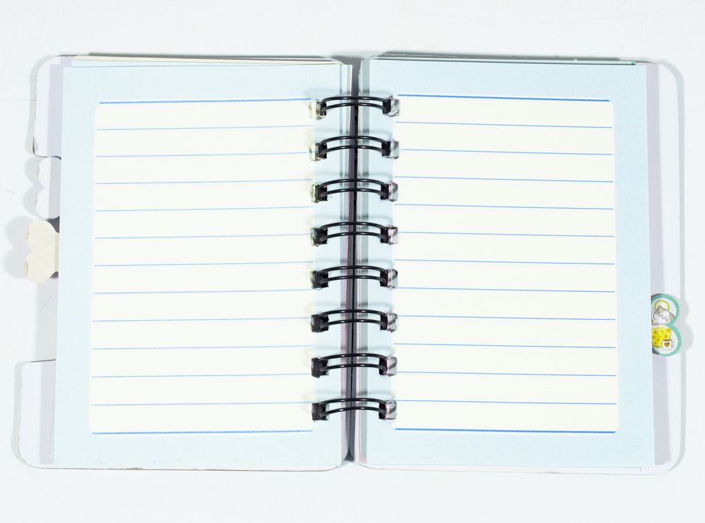 Блокнот 55 л 12 х 9см "Авокадо" спираль линия Разноцветный Unison (86K-1328)