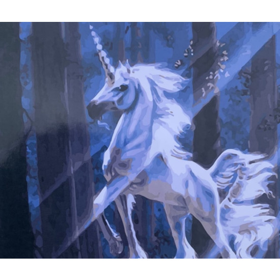 Картина за номерами "Єдиноріг" 40 * 50см, крас.-акрил, пензлик-3шт. (5065RA_B)