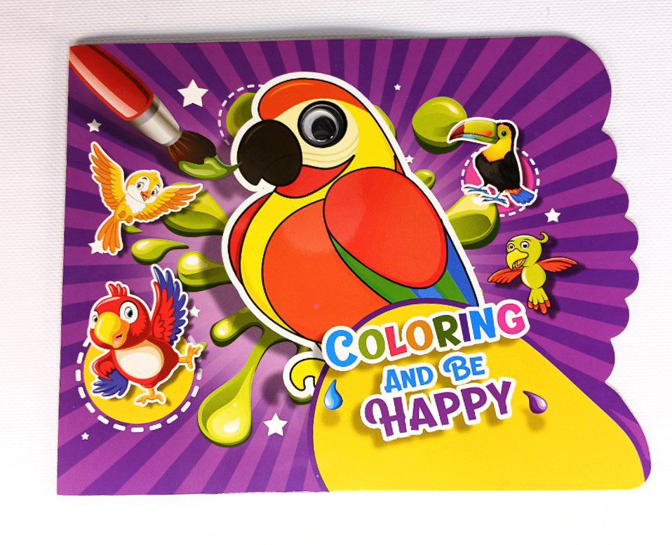 Альбомы для раскраски "Объемные глаза" А4, 6 листов Unison (BK-10-91)