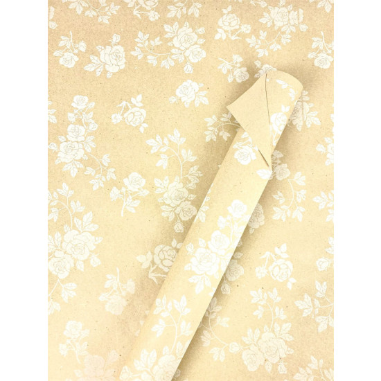 Еко -  крафт, папір подарунковий,  0,6 х 6м,  80г (ECP005)