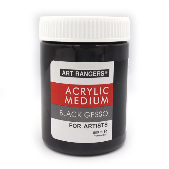 Грунт чорний художній акриловий  "Art rangers" 500мл Чорний Art Ranger (PA61C303500A)