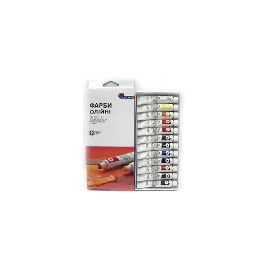 Фарби олійні «Basics» на 12 кольорів по 12 мл Різнокольоровий Josef Otten (EO1212C-3)